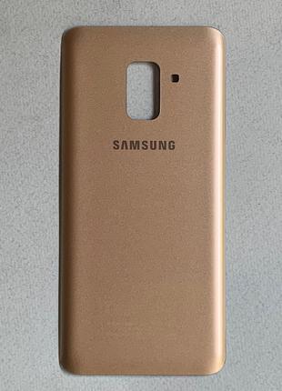 Samsung Galaxy A8 Gold золотистая задняя крышка стеклянная новая