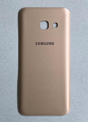 Samsung Galaxy A3 2017 (A320) Gold золотистая задняя крышка, с...
