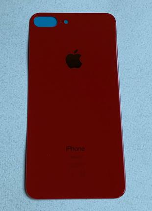 Apple iPhone 8 Plus Red задня кришка червона кольору, скло