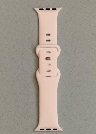 Ремешок силиконовый Sport Band White для Apple Watch на модели...