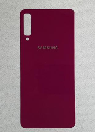 Samsung Galaxy A7 2018 (A750F) Pink розовая задняя крышка, сте...