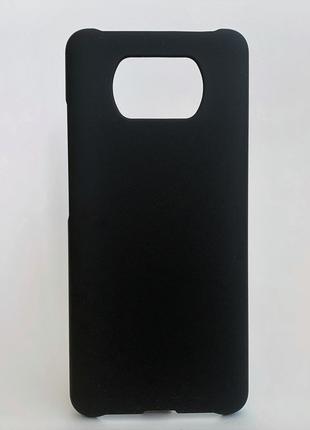 Poсo X3 чехол противоударный черный матовый пластик
