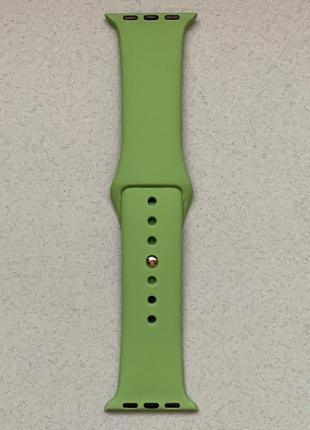 Ремешок силиконовый Sport Band Mint для Apple Watch на модели ...
