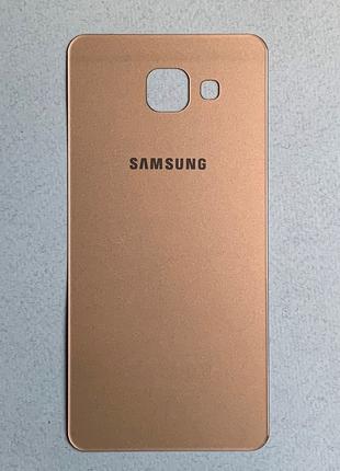 Samsung Galaxy A5 2016 (A510) Gold золотистая задняя крышка, с...