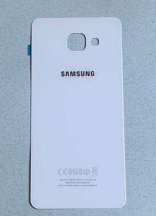 Samsung Galaxy A7 2016 (A710) White белая задняя крышка, стекл...