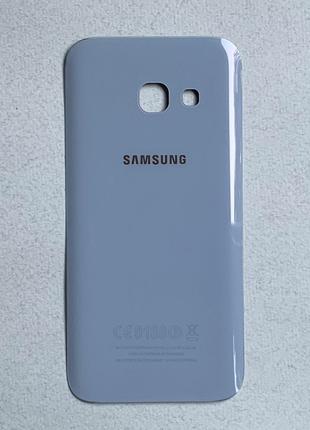 Samsung Galaxy A3 2017 (A320) Blue голубая задняя крышка, стек...