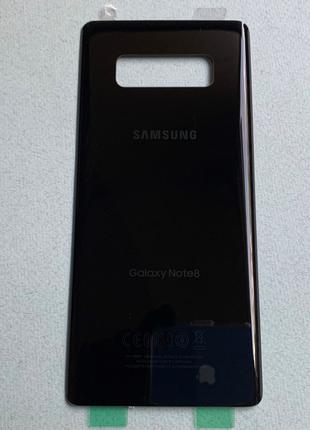 Samsung Galaxy Note 8 Black черная задняя крышка N950 N9500 ст...
