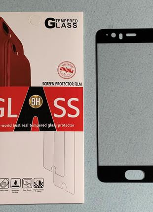 Huawei P10 защитное стекло с чёрной рамкой 3D FULL COVER GLASS
