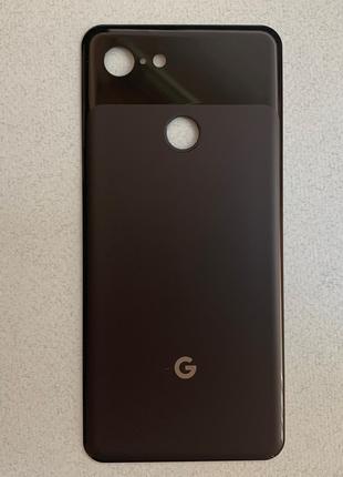 Google Pixel 3 Just Black чёрная задняя крышка корпуса на заме...