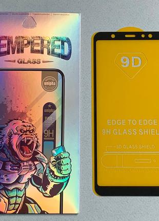 Защитное стекло для Galaxy A8 Plus (2018) FULL COVER 9D GLASS ...