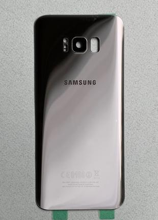 Samsung Galaxy S8 Plus Silver задняя крышка серебро со стеклом...