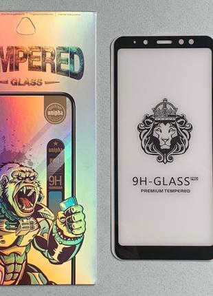 Защитное стекло для Galaxy A8 Plus (2018) FULL COVER 9H GLASS ...