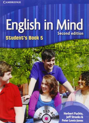 English in Mind 2nd Edition 5 Student's Book with DVD-ROM