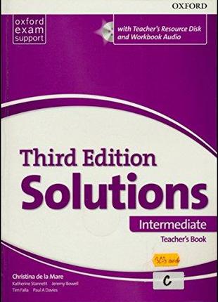 Solutions 3rd Edition Intermediate Essentials Teacher's Book &...