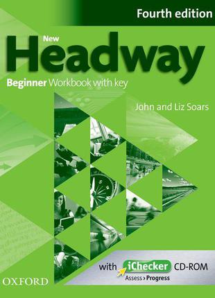 New Headway 4th edition Beginner Workbook with key & iChecker ...