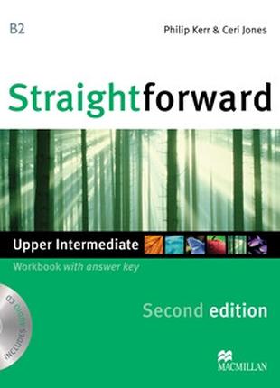 Straightforward Second Edition Upper-Intermediate Workbook + C...