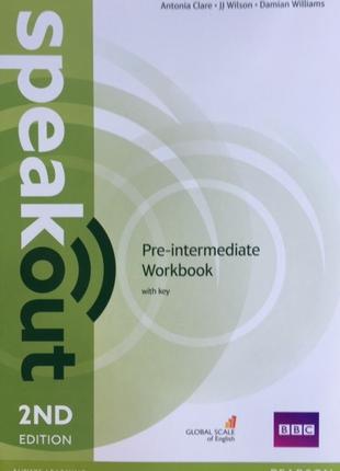 SpeakOut 2nd Edition Pre-Intermediate Workbook with Key