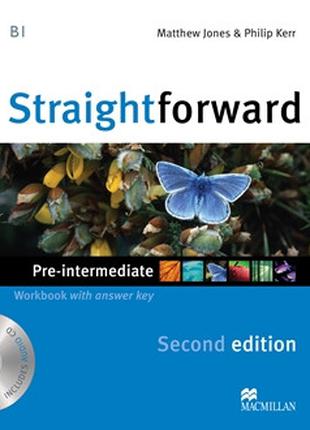 Straightforward Second Edition Pre-intermediate Workbook + CD ...
