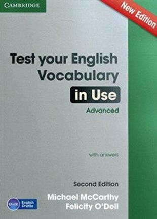 Test Your English Vocabulary in Use 2nd Edition Advanced Book ...
