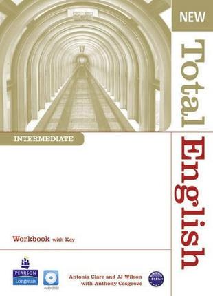 New Total English Intermediate Workbook with Key and CD Pack