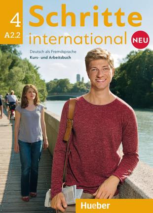 Schritte international Neu 4 A2.2 Kursbuch + Arbeitsbuch