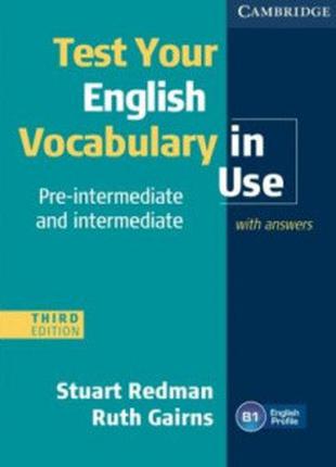 Test Your English Vocabulary in Use 3rd Edition Pre-intermedia...