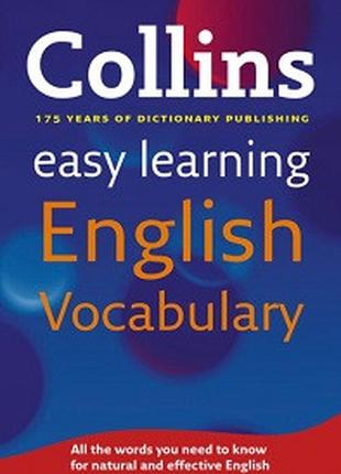 Collins Easy Learning English Vocabulary