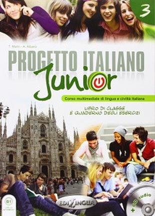 Progetto Italiano Junior 3 Libro & Quaderno + CD audio