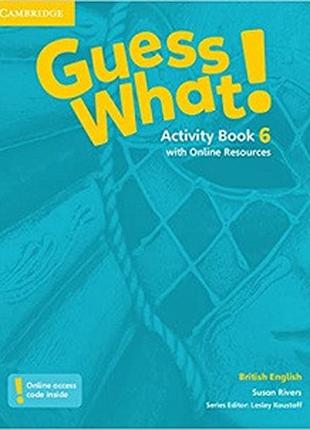 Guess What! Level 6 Activity Book with Online Resources