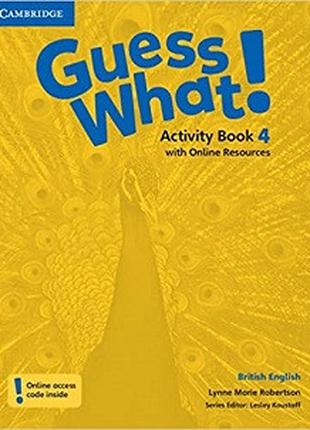 Guess What! Level 4 Activity Book with Online Resources