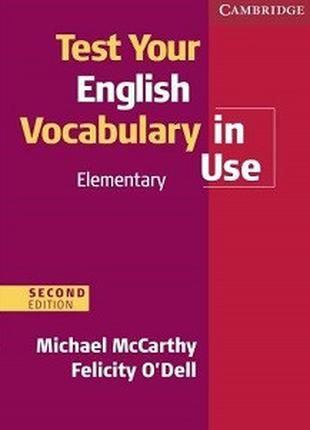 Test Your English Vocabulary in Use 2nd Edition Elementary Boo...
