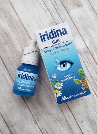 Iridina due, краплі иридина італія