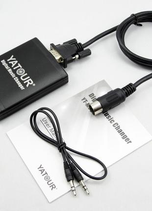 Эмулятор чейнджера автомагнитолы YATOUR USB MP3 AUX адаптер дл...
