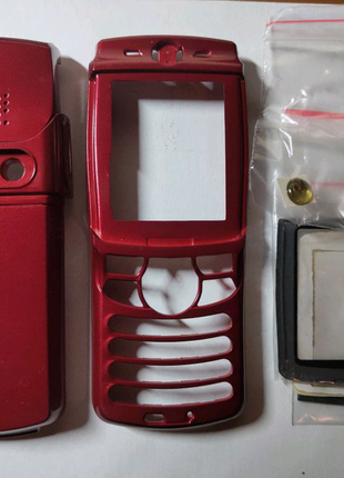 Корпус телефона Motorola E365-красный