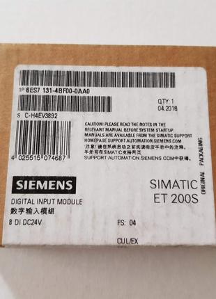 Модуль Siemens 6ES7 131-4BF00-0AA0