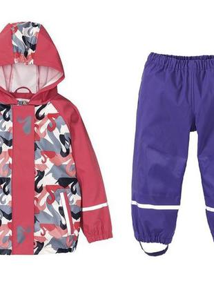 Новый набор детский дождевик куртка штаны lupilu 86-92 на 1 -2...