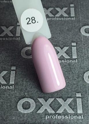 Гель-лак Oxxi Professional № 28 (нежно-розовый), 10 мл