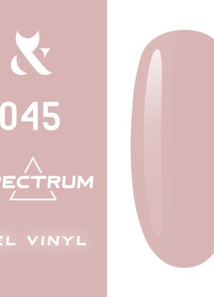 Гель-лак F.O.X Spectrum Gel Vinyl No045 (ніжно-персиковий), 7 мл