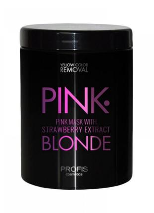 Маска Рожева C Екстрактом Полуниці Profis Pink Blond, 1000 мл