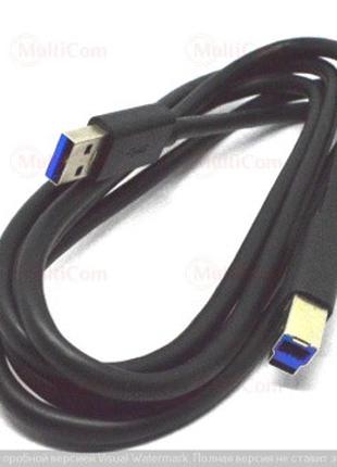 05-10-032. Шнур USB штекер A - штекер BМ, version 3.0, черный,...