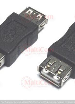 01-08-201. Переходник гнездо USB тип А - гнездо USB тип А