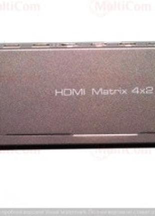 03-01-323. HDMI Matrix 4x2 switch+splitter (4 гнезда HDMI - 2 ...