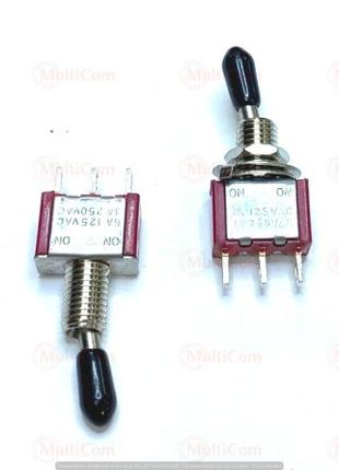 11-13-017. Тумблер Daier KNX-103-D1, 3Pin, ON-OFF-ON, solder t...