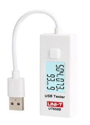 17-06-062. Тестер USB UNI-T UT658B, измеряет ток, емкость, нап...