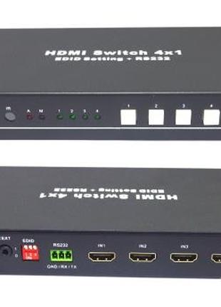 03-01-031. HDMI Switch (суматор) 4 портa (4 гнезда HDMI (IN) →...