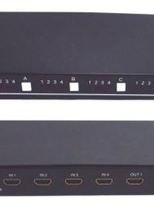 03-01-336. HDMI Matrix 4x4 switch+splitter (4 гнезда HDMI - 4 ...
