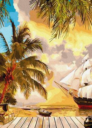 Картины по номерам Карибский рай