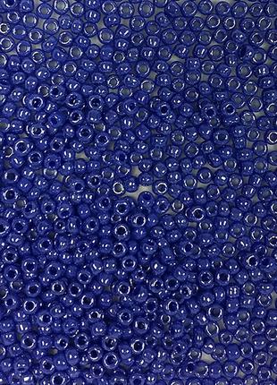 Бисер Ярна размер 10мм цвет 128 синий жемчужный 50г