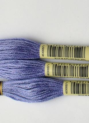 Нитки мулине DMC цвет 155 сине-фиолетовый, ср.т., арт.117