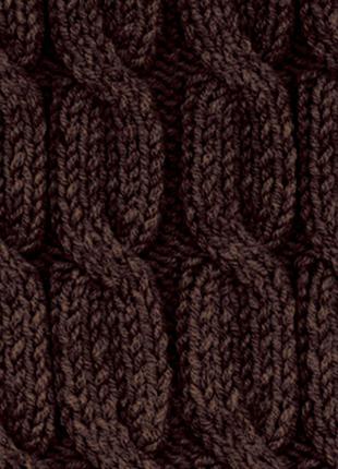 Пряжа для вязания Лана голд файн 26 коричневый